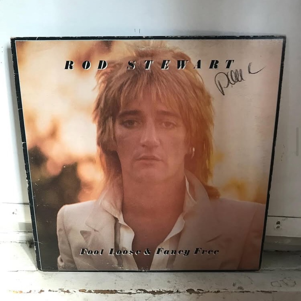 1977 R O D Stewart-Foot L O O S E & Fancy F R E E vinyl record